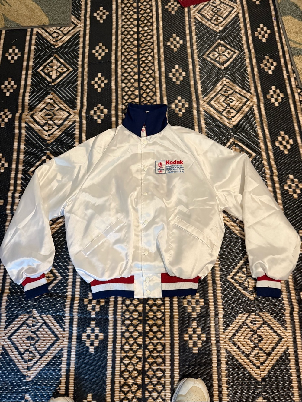 Vintage vintage rare USA winter Olympics 92 jacket size L 4 8–50
